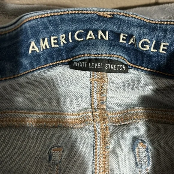 American Eagle Outfitters Women's Blue Jeans - Picture 2 of 6